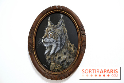 Ardif : nos photos de son exposition 'Felines Mechanimal'