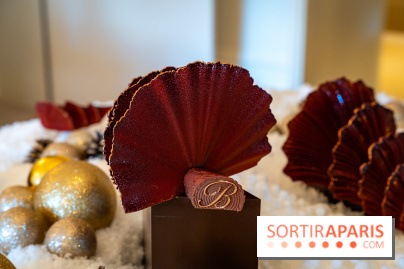 Bûche de Noël du Bristol 2025 signée Maxence Barbot : l'Art du Sommet - photos - A7C08920