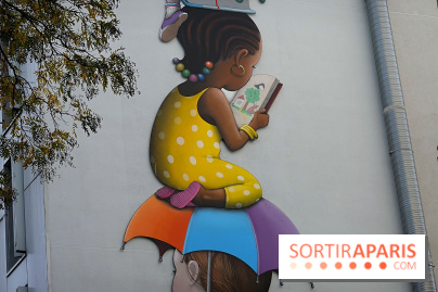 Seth, les photos de son œuvre murale à Belleville