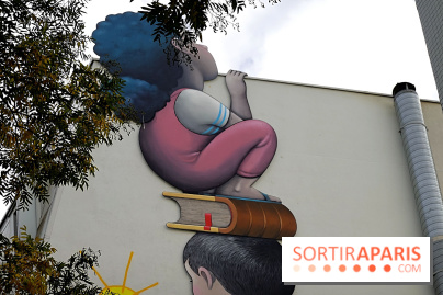Seth, les photos de son œuvre murale à Belleville