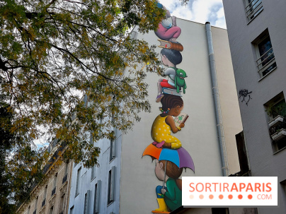 Seth, les photos de son œuvre murale à Belleville