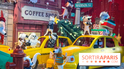 Les vitrines de Noël du Printemps Haussmann à Paris 2025 avec Diane Kruger, les photos