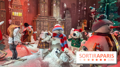 Les vitrines de Noël du Printemps Haussmann à Paris 2025 avec Diane Kruger, les photos