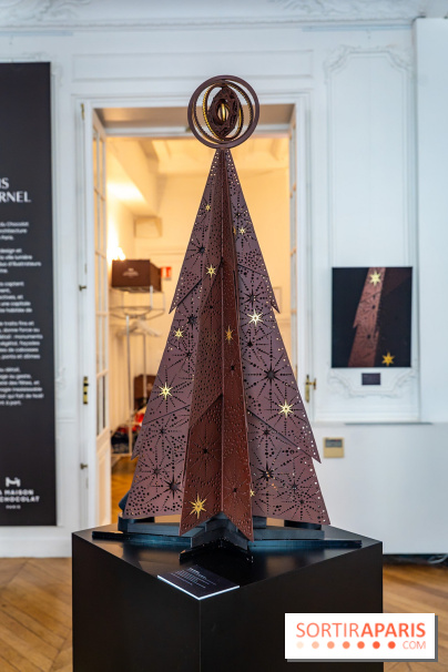 Bûche de Noël Opéra Garnier de la Maison du Chocolat 2025 - photos - A7C07780