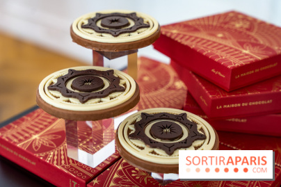 Bûche de Noël Opéra Garnier de la Maison du Chocolat 2025 - photos - A7C07790