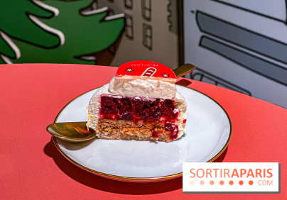 Candy Cake, la Bûche de Noël 2025 du Printemps Haussmann par Bryan Esposito, clin d'œil à New-York - IMG 9561