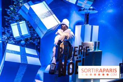 Inauguration des vitrines de Noël du BHV Marais à Paris 2025 avec Vincent Niclo et Vitaa - photos - A7C01495