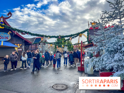 Noël au Parc Astérix 2025, patinoire et marché de Noël  - IMG 7395