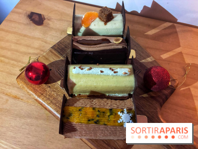 Bûches de Noël végétales de La Mauvaise Herbe