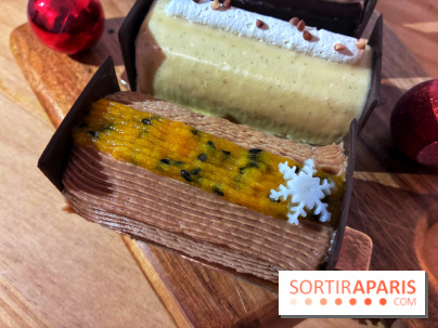 Bûches de Noël végétales de La Mauvaise Herbe