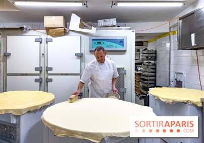 La Galette des Rois 2026 de l'Élysée, fabriquée par la Boulangerie Le Moulin de la Croix Nivert