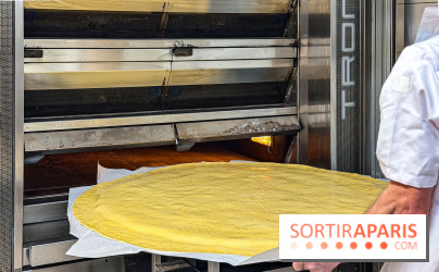 La Galette des Rois 2026 de l'Élysée, fabriquée par la Boulangerie Le Moulin de la Croix Nivert