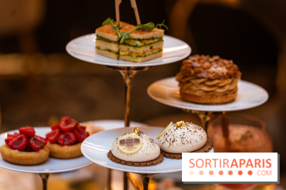 Le tea time Emily in Paris de l'Hôtel du Louvre - A7C04057