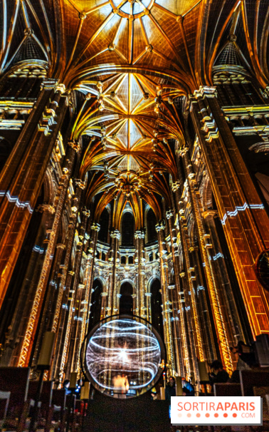 L'Odyssée Céleste à l'église Saint-Eustache à Paris, le nouveau spectacle Luminiscence 