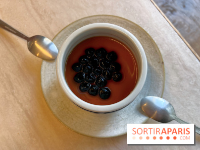 Foodi Jia-Ba-Buay - Panna cotta thé noir, litchi, tapioca