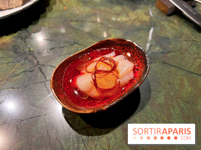 Mantra - Noix de St-Jacques crue, rose, bergamote