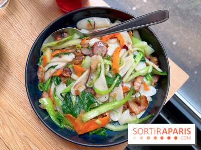 Horiz - Pâtes du bonheur au porc laqué