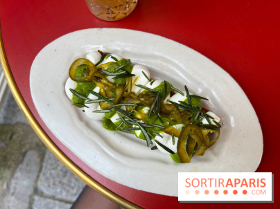 Chez Carrie - Frites de polenta, labneh, harissa verte, jalapenos