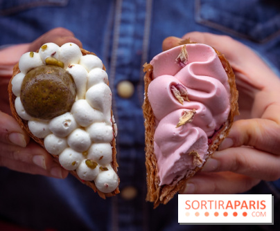 Saint-Valentin 2026 : les cœurs pâtissiers de Maison Aleph - photos - demi coeur