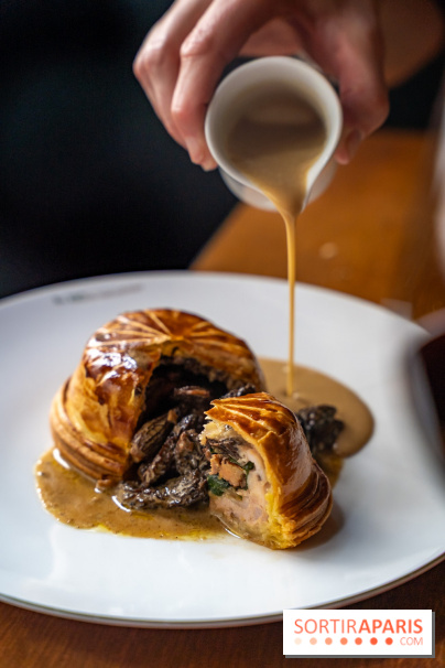 Les 110 de Taillevent, le restaurant traditionnel en accords mets et vins - photo - tourte aux morilles