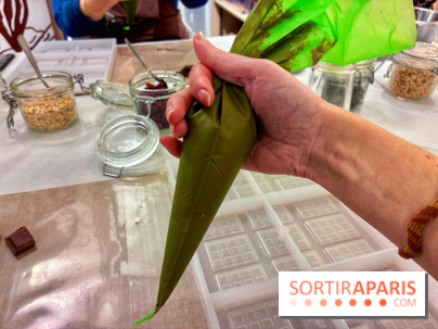 Atelier fabrication de tablettes Mon Jardin Chocolaté