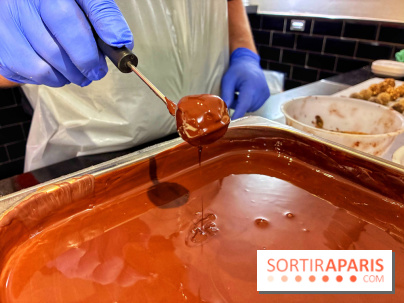 Atelier rocher praliné Edwart Chocolatier