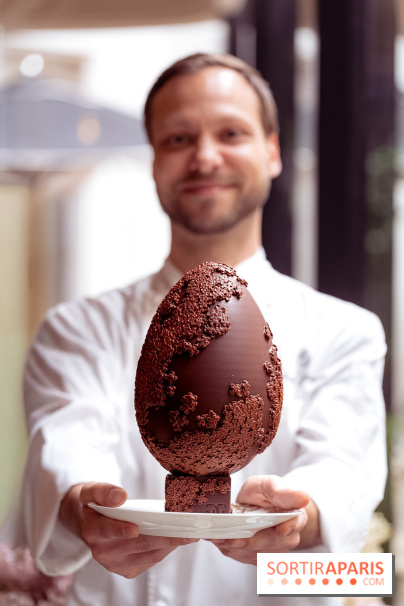 L'Oeuf de Pâques floral du George V Paris 2026 par Michael Bartocetti - les photos  - chef