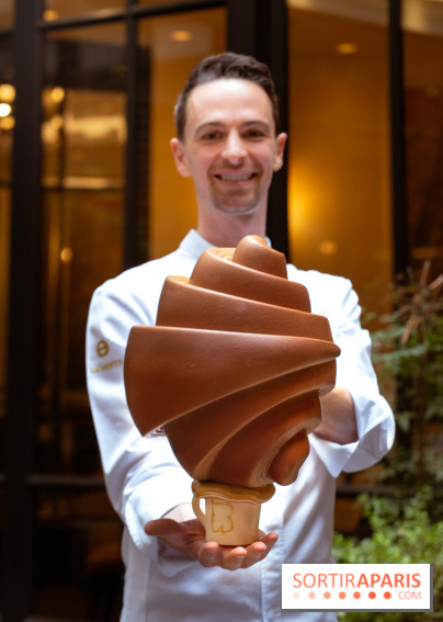 L'oeuf de Pâques du Burgundy 2026 par Léandre Vivier : le café-croissant - photos - A7C08430 Edit