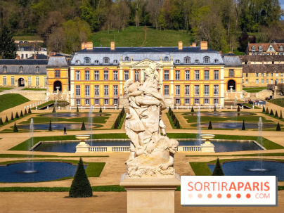 Les tulipes du Château de Dampierre, son jardin anglais et le jardin Le Nôtre
