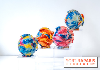 Oeufs et chocolats de Pâques de Jade Génin 2026 spécial renaissance des femmes - photos - poisson