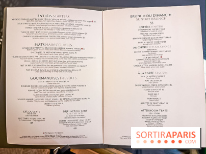 Rivages restaurent de la mer du Scribe Opéra Paris 9e, les photos - carte - menu