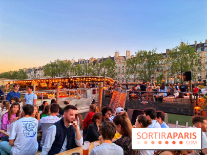 Une péniche-guinguette dédiée à l'apéro sur les quais de Seine