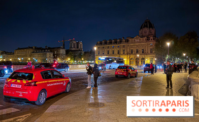 Simulation géante des pompiers de Paris sur les quais parisiens
