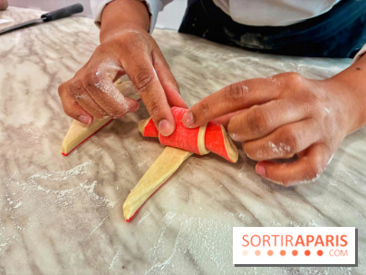 Atelier croissant bicolore