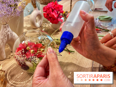 Atelier bougeoir fleurs séchées