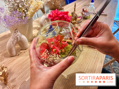 Atelier bougeoir fleurs séchées