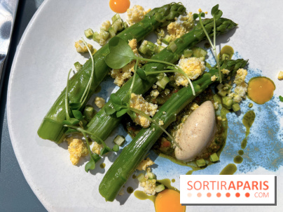 Rooster - Asperges vertes, pistou pistache