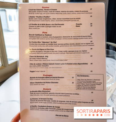 L'Orée des Sablons, restaurant à Fontainebleau - photos - menu - carte