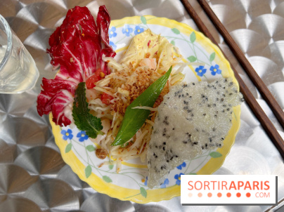 Restaurant BEP - Salade chou, crevettes, pomelo