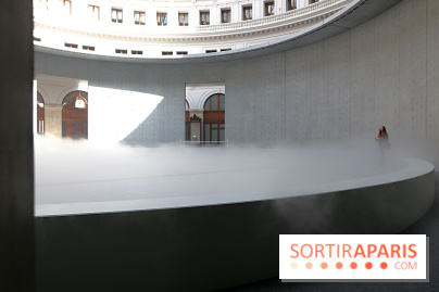 Fujiko Nakaya : nos photos de sa sculpture de brouillard à voir à la Bourse de Commerce