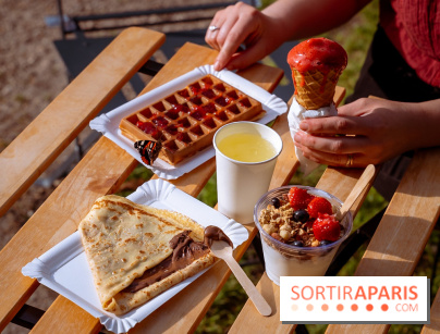 Guinguette du dispensaire et Foodtruck des Écuries au parc du Dispensaire de Sartrouville dans les Yvelines - photos