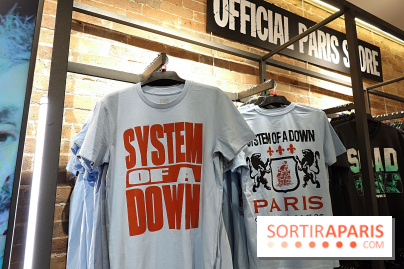 Pop-up store System of a Down à Paris - nos photos