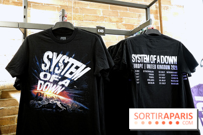Pop-up store System of a Down à Paris - nos photos