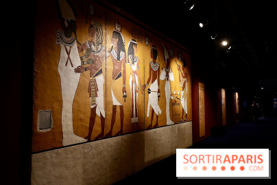 Les figures peintes de la chambre funéraire - Toutankhamon : son tombeau et ses trésors