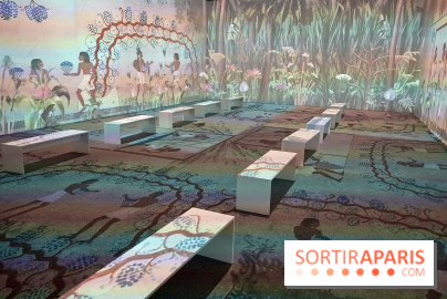 La salle immersive aux projections égyptiennes - Toutankhamon : son tombeau et ses trésors