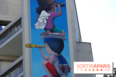 Seth, nos photos de sa nouvelle fresque monumentale à admirer dans le 19e à Paris - Seth 3