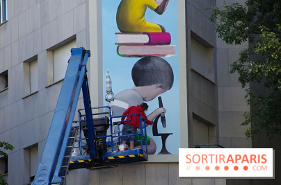 Seth, nos photos de sa nouvelle fresque monumentale à admirer dans le 19e à Paris - Seth 7