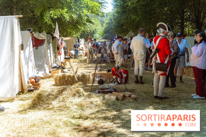 L'Amérique et Versailles, les photos du plus grand campement et reconstitution historique