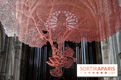 Lydie Arickx : nos photos de son installation à l'église Saint-Eustache