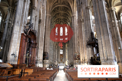 Lydie Arickx : nos photos de son installation à l'église Saint-Eustache